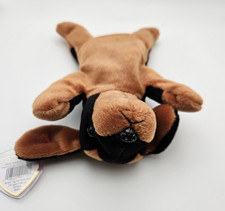 TY Beanie Baby - DOBY the Doberman Dog 8.5 inch 