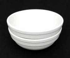 SETS of (2) Crate & Barrel  Cafeware II ~ 6-3/4” Cereal Chili Bowls