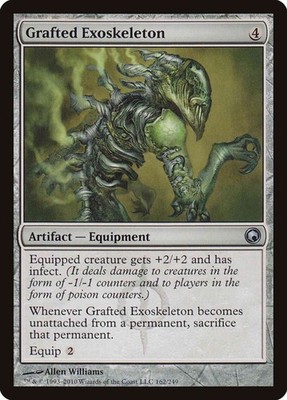 MTG Grafted Exoskeleton   Scars of Mirrodin   Non-Foil   Equipment   English