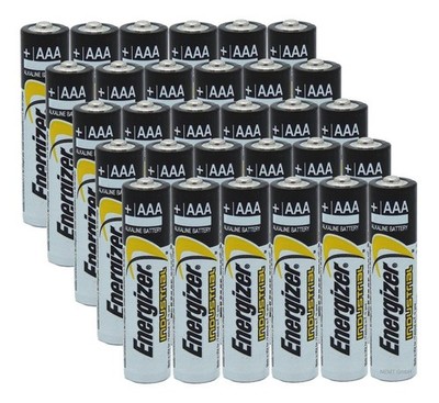 30 x Energizer Industrial AAA Mikro LR03 Alkaline Batterien
