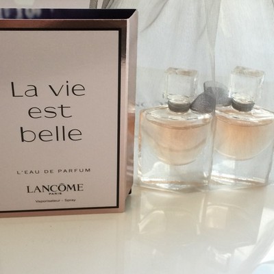 3  La vie est belle eau de parfum mini splash 0.135 oz NEW no box