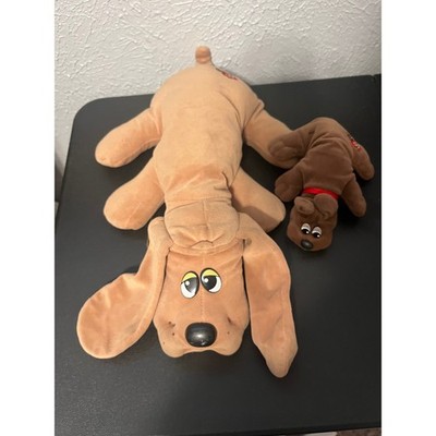 Vintage Tonka Pound Puppies Plush Set Tan and Brown Dog Stuffed Animals 1980s