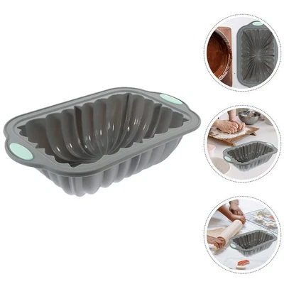 Moule À Pâtisserie En Silicone Poêle Pain Plat Plats De Cuisson Antiadhésifs - Photo 1/4