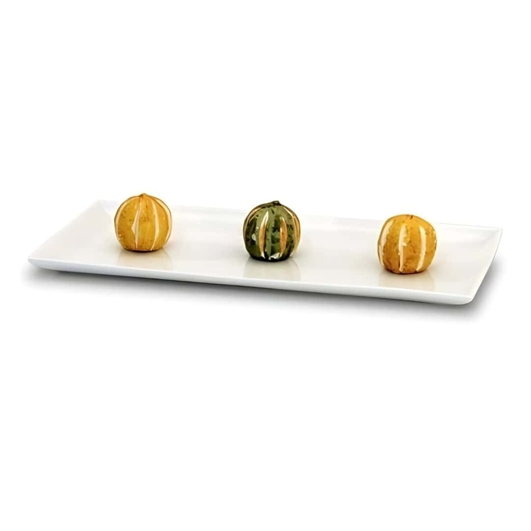 Purity White Rectangular Tray Porcelain 37x17 Cm Le Nouveau Coq