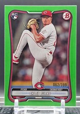 2026 Bowman Baseball Chase Burns #3 Neon Green Border Rookie Card 062/399