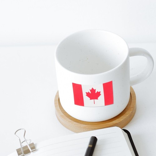 Canadian Flag Sticker Maple Leaf Scrapbook Decals - Afbeelding 4 van 12
