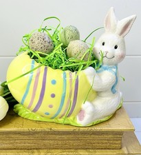 VTG Easter Bunny Planter Burton & Burton Whim...