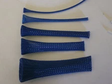 1/2 BRAIDED EXPANDABLE SLEEVING  BLUE  TECHFLEX 25ft