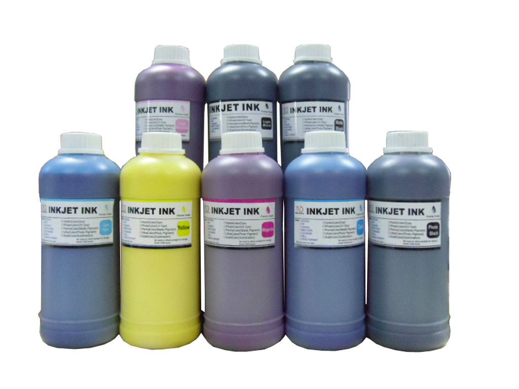 8x500ml ND® Pigment Ink for HP 70 HP 772 Designjet Z5200 CMY/LC/LM/LGY ...