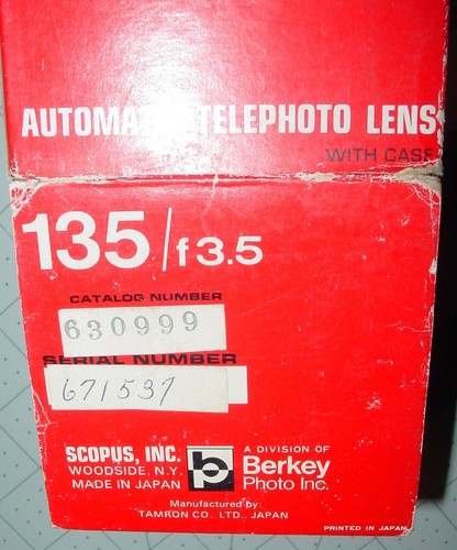 Vintage Tele optische Kamera Auto Objektiv Tamron austauschbar Adapt-A-Matic - Bild 2 von 24