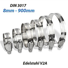 Hose Clamp Worm Drive Clips 304 Stainless Stees Mild Steel Marine Grade Clip