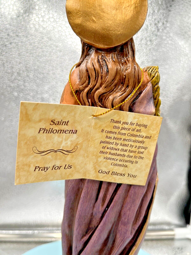Saint Philomena 10" Statue, New from Colombia #L004 - Picture 6 of 6