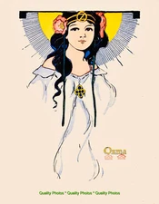 Ozma of Oz 8.5x11" Photo Print Princess Wizard John Neill Illustration Fine Art