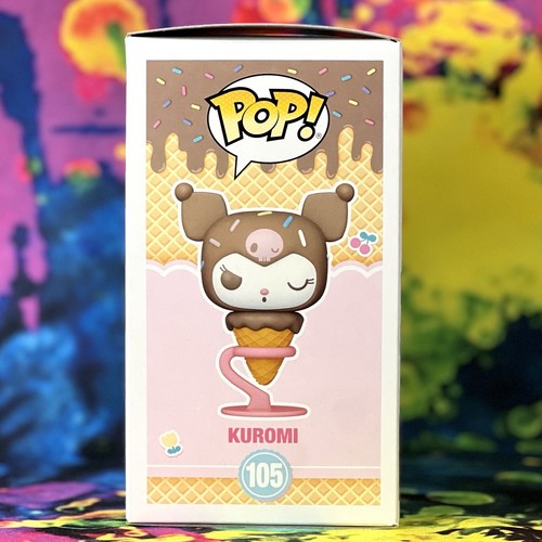 Kuromi Ice Cream Hot Topic Exclusive Hello Kitty & Friends Funko POP! 105 *Mint* - Picture 4 of 9