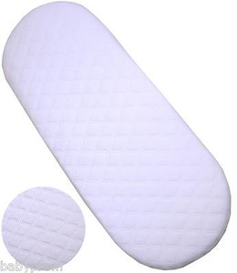 moses basket mattress 75cm x 28cm