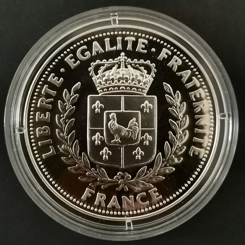 MEDAILLE 40mm ARGENT 999‰ BE / WW1 LA GROSSE BERTHA / SILVER - Picture 3 of 3