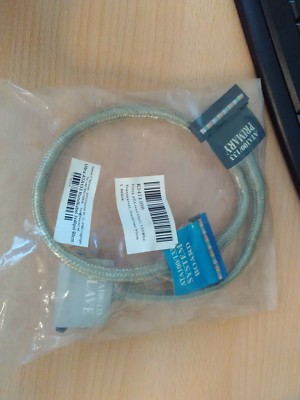 Ultra ATA rund 80pol, 133Mhz. Transparent, Geschirmt 4-mal 90cm & 6-mal 60cm
