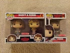 Nancy & Robin 2 Pack and Eddie Stranger Things Target Exclusive Funko Pop Lot