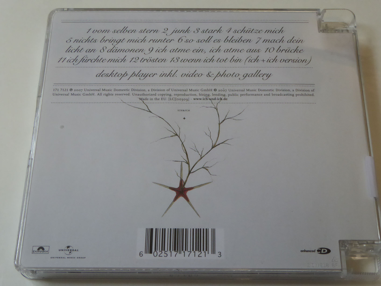 Ich Und Ich Songtext Vom Selben Stern ICH + ICH : Vom Selben Stern > VG+ (CD) | eBay
