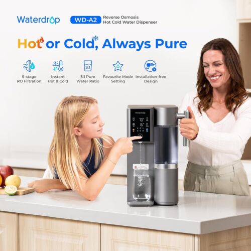 Waterdrop WD-A2 Sistema di Osmosi Inversa da Banco, Sistema RO Caldo e Freddo - Foto 2 di 9
