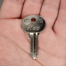 5x Ilco 1071B Padlock Key Blanks fits some Wilson Bohannan Locks 4 Pin