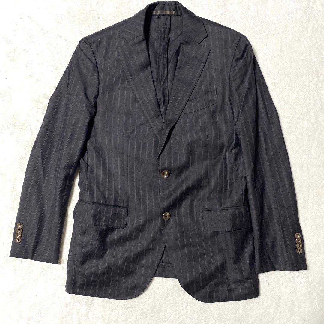 GENLORO PIANA×SHIPS2BスーツSUPER130's 44 Kent Ave. Loro Piana Suit Stripe Super 130's Wool Size 44