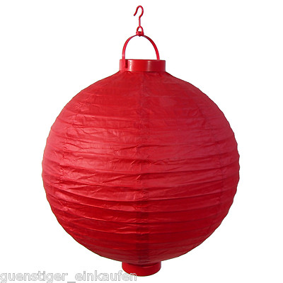 Lantern LED 20cm Wedding Lantern Rice Paper RED Party Decoration Summer 