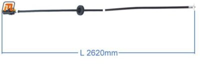 FORD Granada MK3 speedometer cable 5-speed only LHD 08/82-12/85