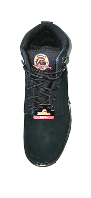 Brahma Bravo II Black Leather Steel Toe 6