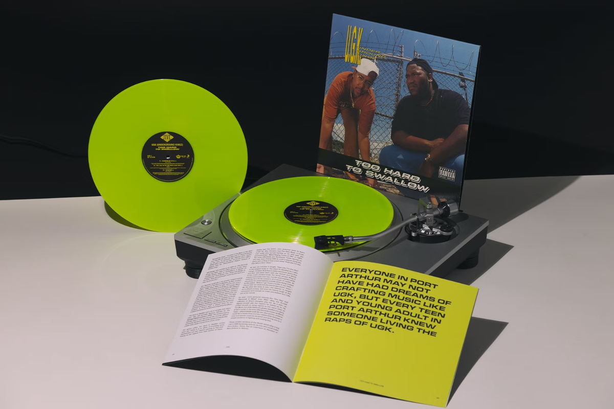 UGK UNDERGROUND KINGZ TOO HARD TO SWALLOW VINYL! LIMITED