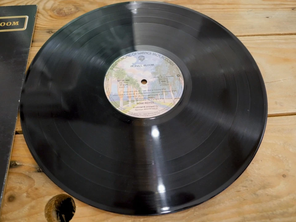 ROSE ROYCE IN FULL BLOOM 33T LP VINYLE EX COVER EX ORIGINAL 1983 - Photo 4/4