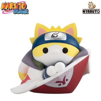 Mega Cat NARUTO Shippuden Nyaruto Master Pupil Bond Mini Figure Minato Namikaze