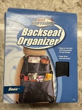 Axius Auto Organizer Pocket Storage Backseat Organizer Black New
