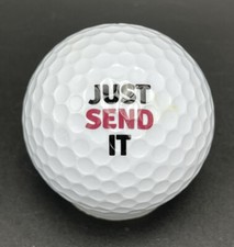 Just Send It Dual Logo Golf Ball 1 Uther Airx Icon Pre-Owned