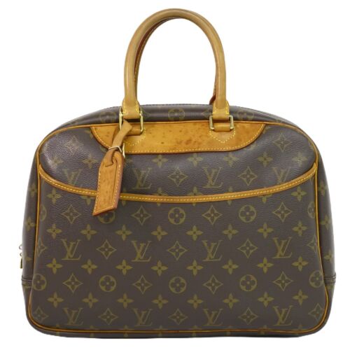 Louis Vuitton Deauville M47270 Monogram Canvas Handbag Brown - Picture 1 of 24