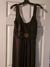 New women brown dress