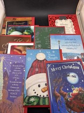 Hallmark Christmas Cards Lot of 10 w/ Envelopes   Holiday Greetings   Lot 56