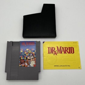 Nintendo NES &ndash; DR. Mario &ndash; PAL &ndash; Modul + Anleitung + Schuber