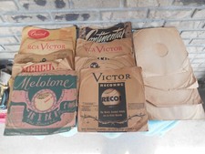 LOT OF 13 VINTAGE 78rpm 10" RECORD SLEEVES