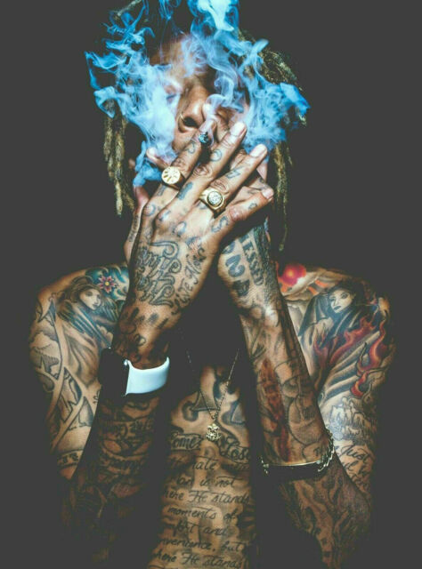 RT181 Wiz Khalifa fucc day Rapper Smoke Singer Star Poster Art