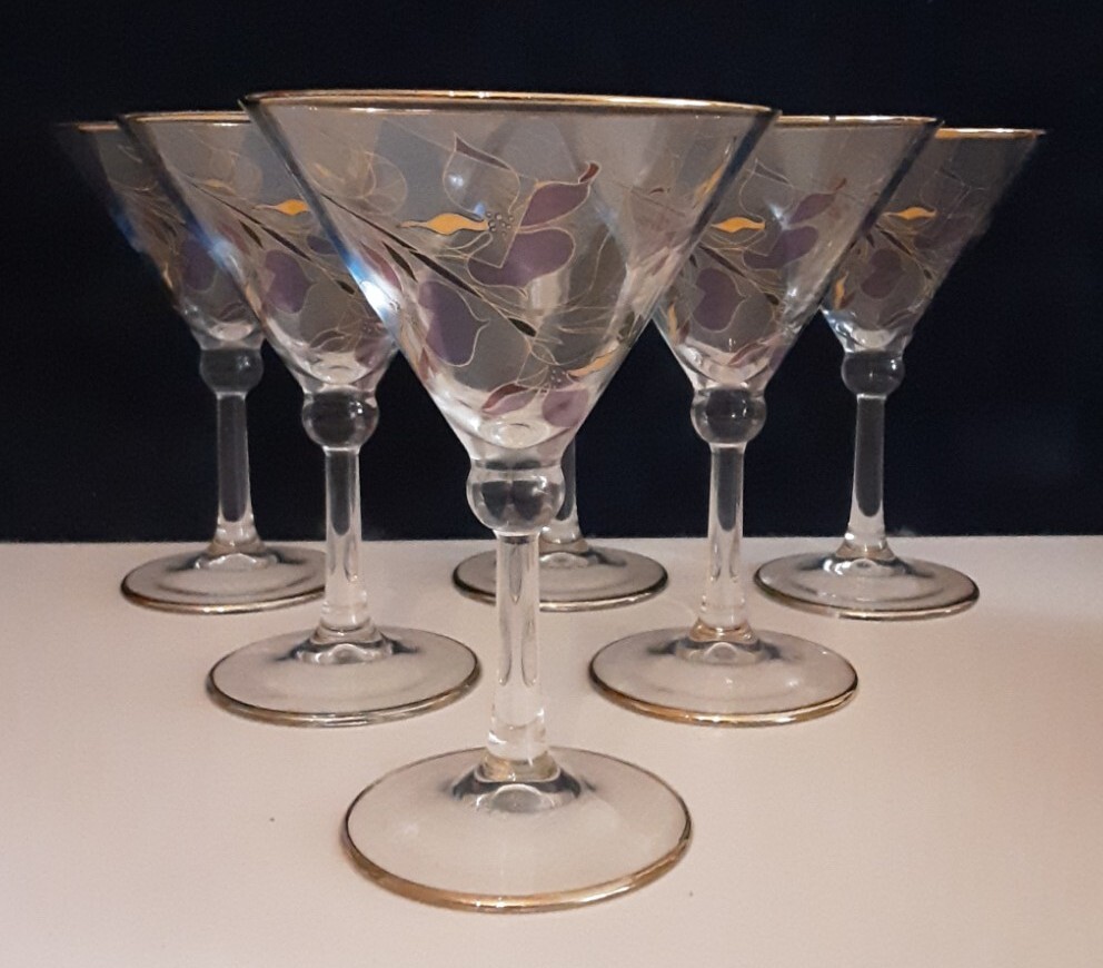 Lot De 6 Verres Stoli Martini Lounge Pour Cocktail Et Apéritif, Set De Luxe