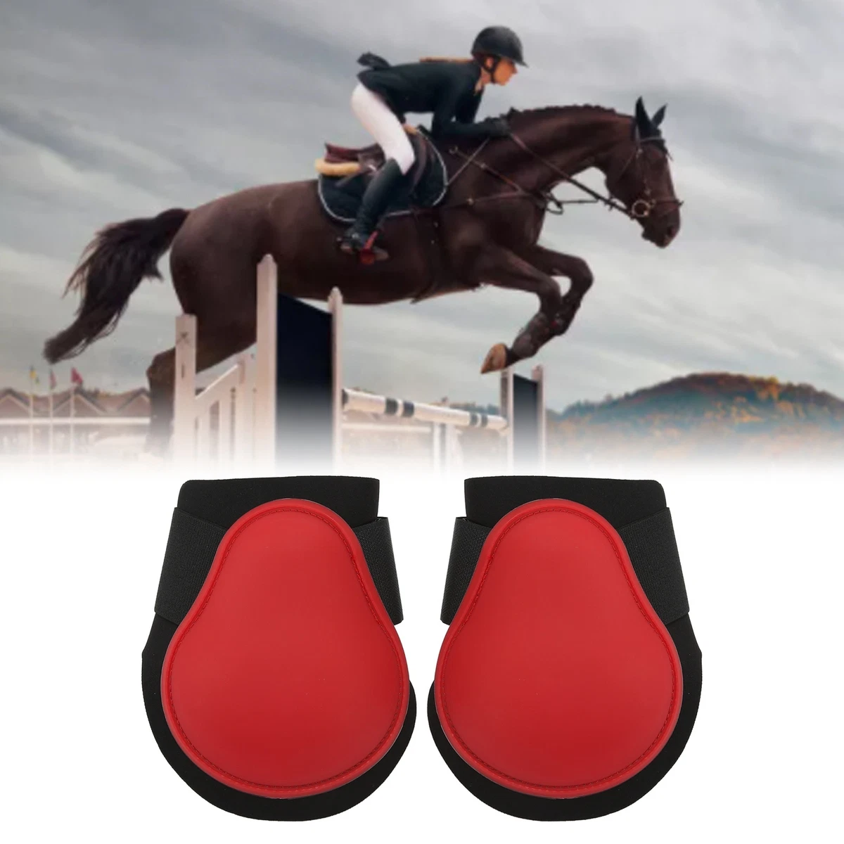 1 Pair Horse Hind Leg Boots Horse Tendon Boots For Jumping Running High Spee Gsa