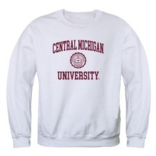 Central Michigan University Chippewas CMICH Seal Crewneck Sweatshirt Sweater