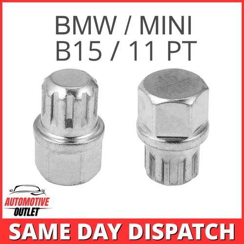 LOCKING WHEEL NUT SECURITY KEY B15 / 11PT SPLINE RIBS FOR BMW MINI