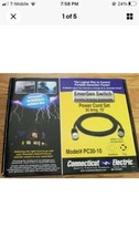 30 Amp 10 FT NEMA L14-30 4 Wire 10 Gauge 125/250V Generator Power Cord