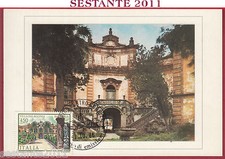 ITALY MAXIMUM MAXI CARD VILLAS VILLA PALAGONIA BAGHERIA PA 1986 TURIN B654