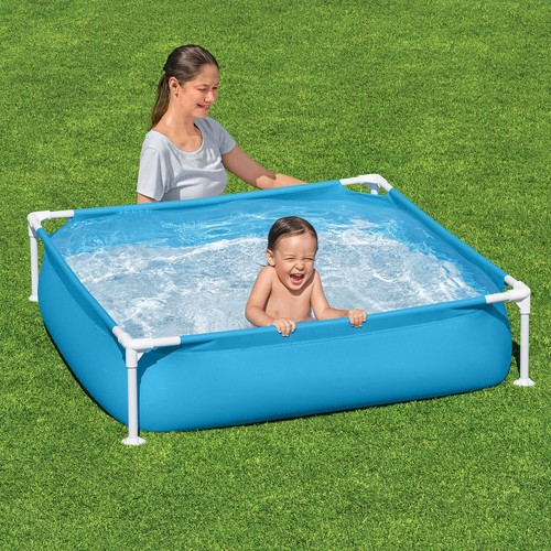 Bestway Kinderpool My First Frame Pool 122x122x30,5cm Planschbecken Aufstellpool - Bild 5 von 5