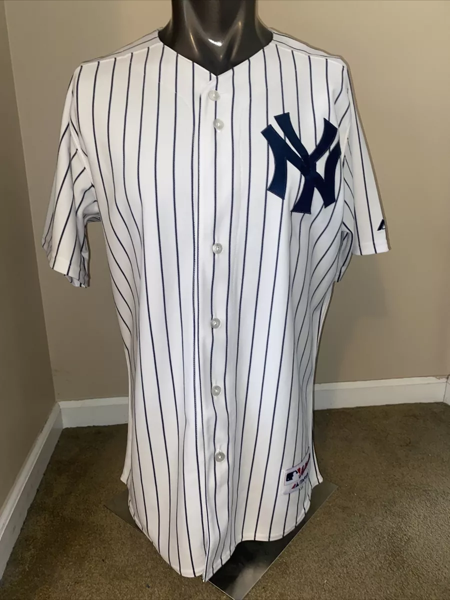 New York Yankees Yogi Berra #8 Majestic Authentic Jersey Size 44 Home White