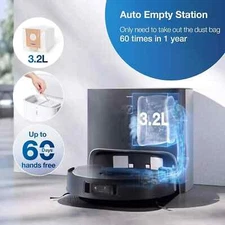 ECOVACS DEEBOT X1 Plus Robot Vacuum and Mop Self-Empty