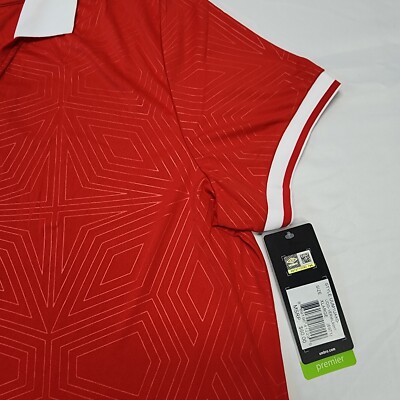 Umbro Shirt Mens XLarge Premier Soccer Jersey Collared Red